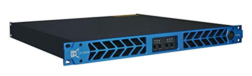 CVR D-2004 Series 1U Professional Power Amplifier 2000W x 4 (Blue) 8Ω