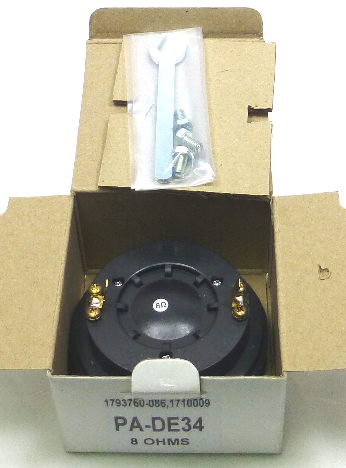 Original Factory P Audio PA DE34 Bolt-On Compression Driver 1" Exit 8 ohm