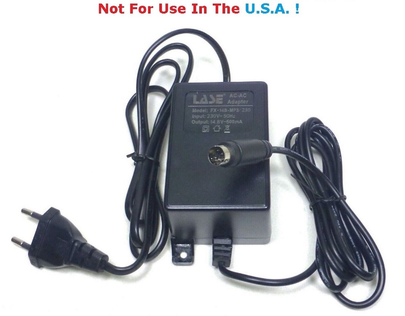 Replacement 220V Power Behringer Supply PSU-MX6, MXUL6 for UB & QX Mixers 14.8V