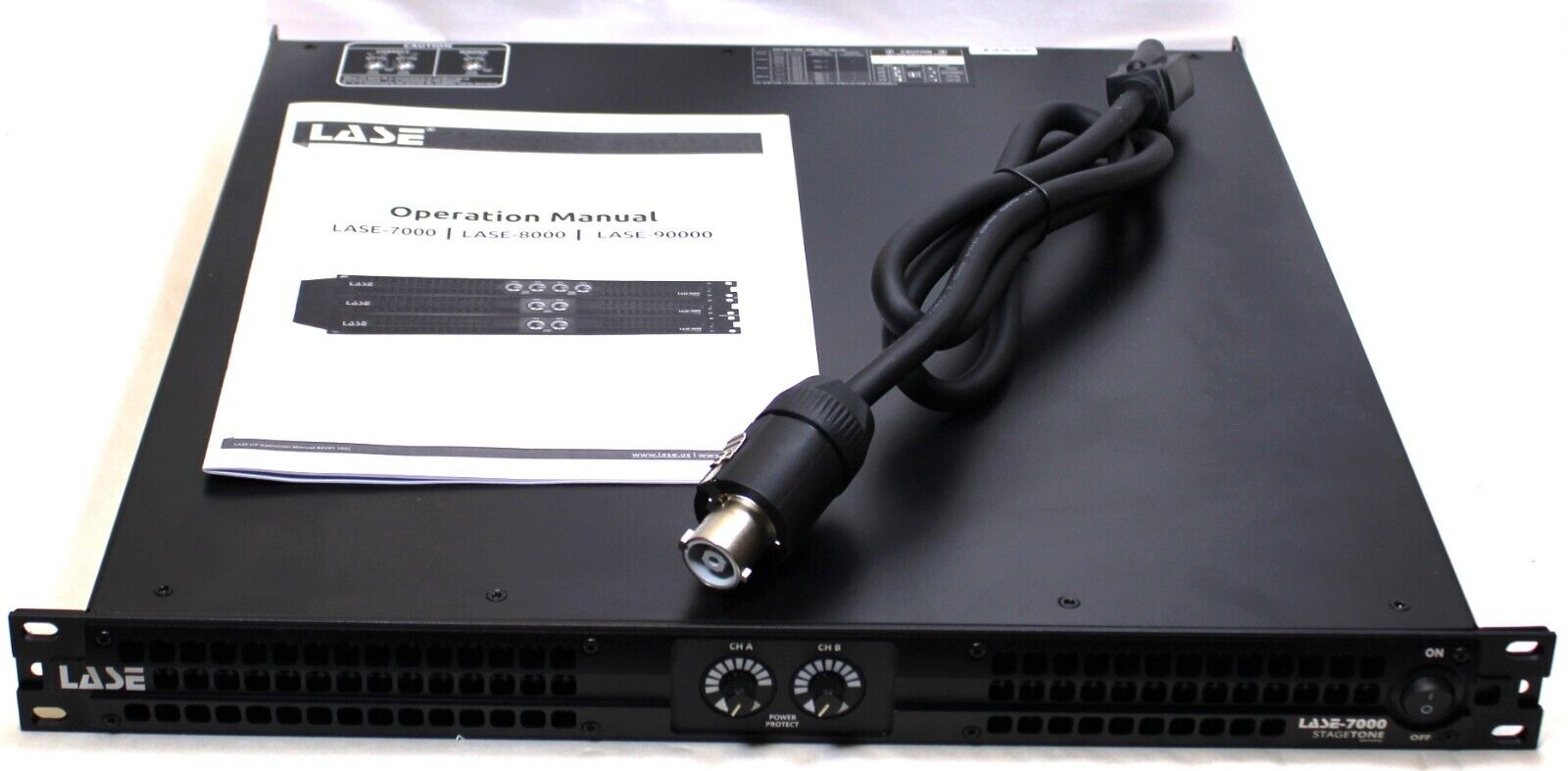 LASE Series Professional Powered 1U Rack Amplifiers