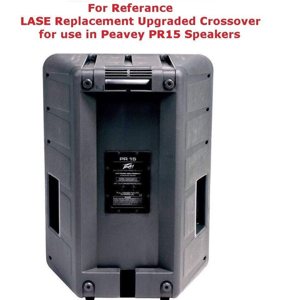 Replacement Upgraded Crossover for Peavey PR15 Speakers w/ SpeakOn 1/4" Jacks