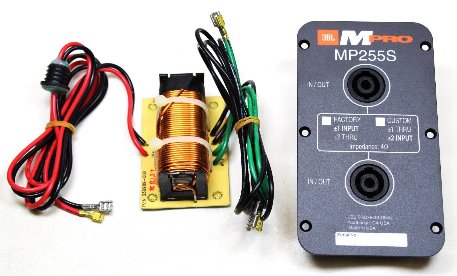 Original Genuine JBL M PRO MP255S Crossover for Dual 15" Speakers Sub-Woofer