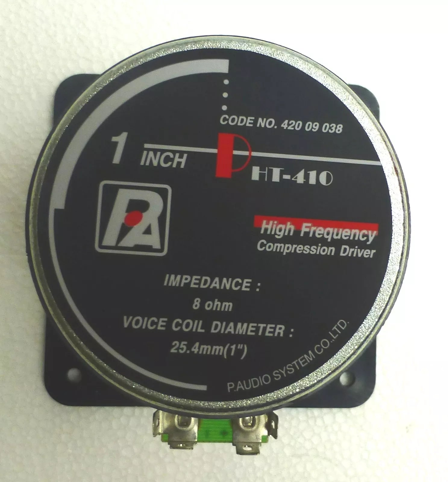 P Audio PHT410 High Frequency Compression Driver Horn Tweeter