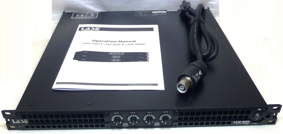 LASE Series Professional Powered 1U Rack Amplifiers