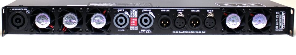 LASE Series Professional Powered 1U Rack Amplifiers