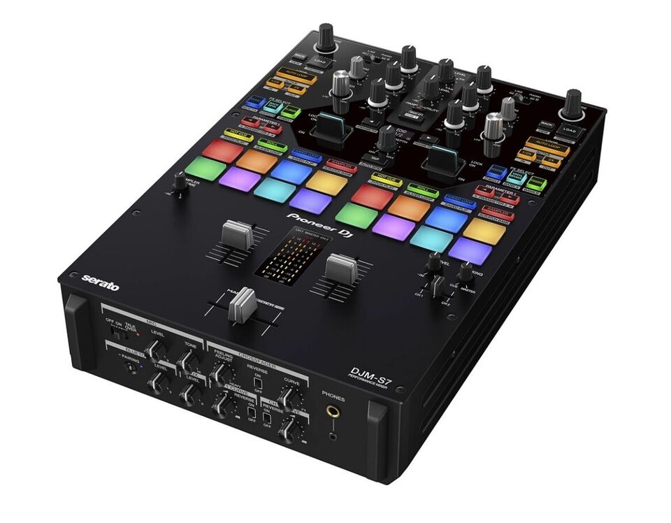 Pioneer DJ DJM-S7 Mixer w/ Performance Pads (Compatible with Rekordbox & Serato DJ)