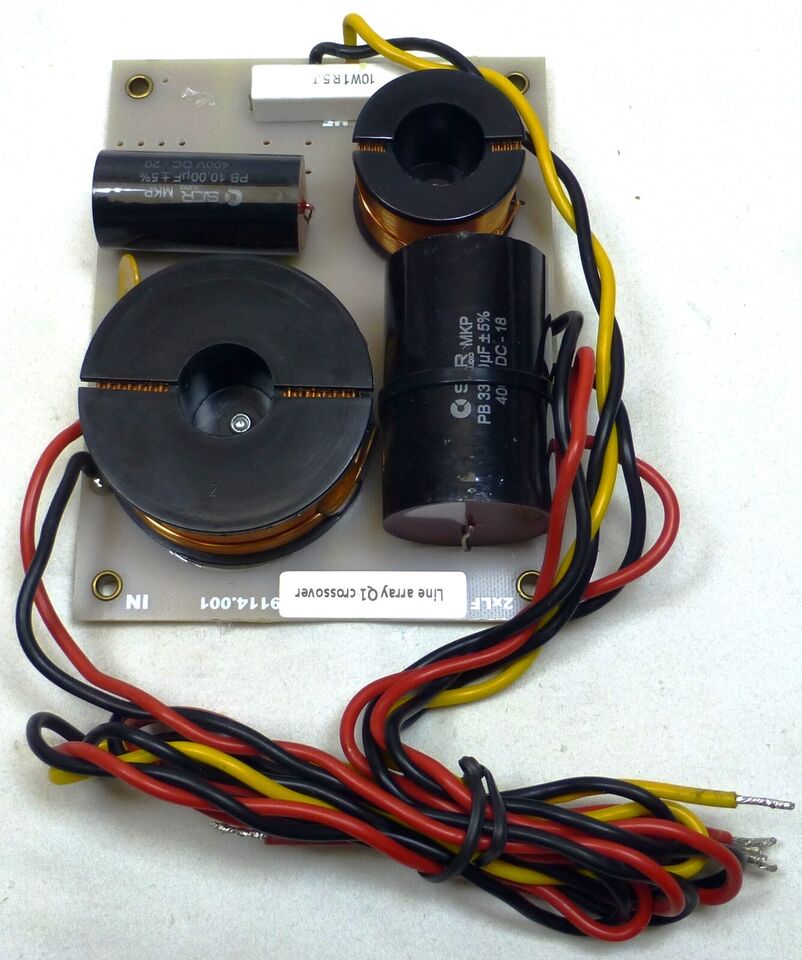 2 Way Passive Crossover Q1 Line Array Boxes 2.1K for Two 10",12", 15" & Horn 8Ω