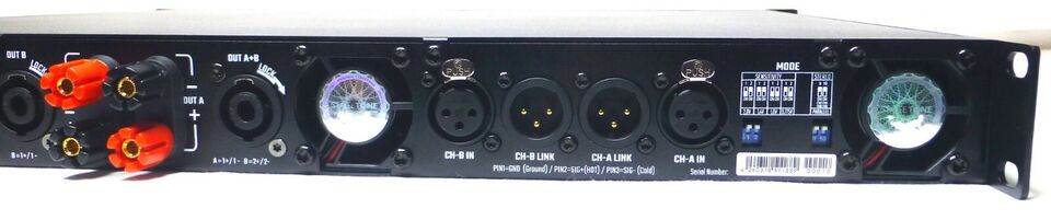 LASE Series Professional Powered 1U Rack Amplifiers