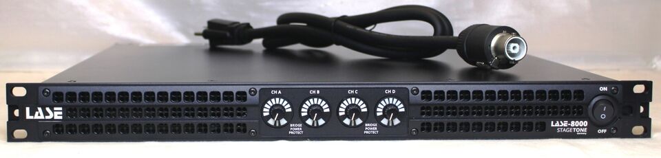 LASE Series Professional Powered 1U Rack Amplifiers