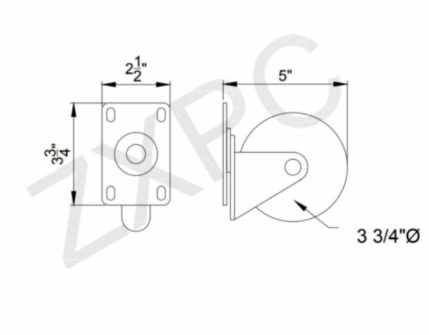 LASE Heavy Duty Blue Wheels