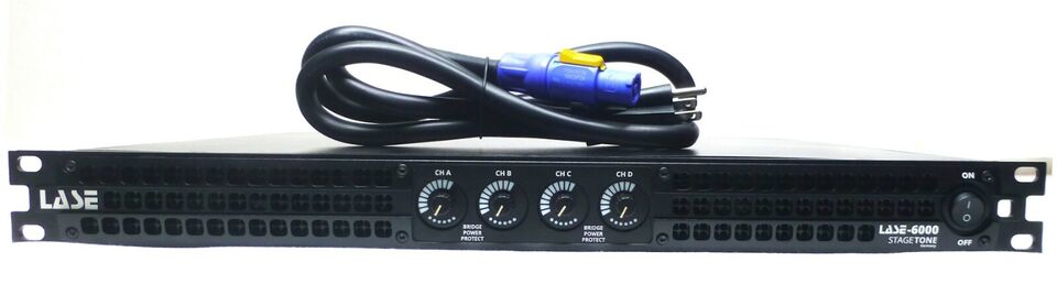 LASE Series Professional Powered 1U Rack Amplifiers