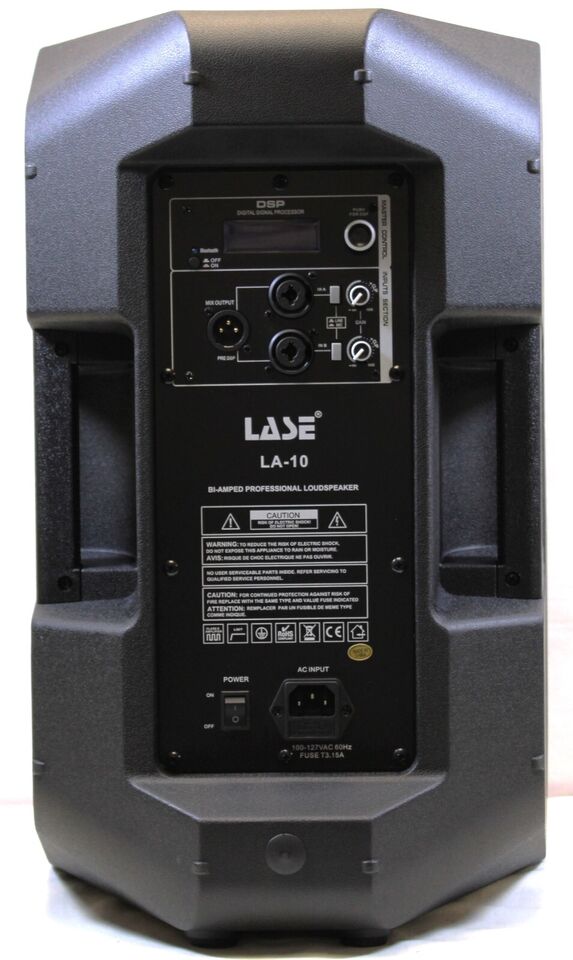 LASE LA-10 Two-Way 10" Powered Speaker