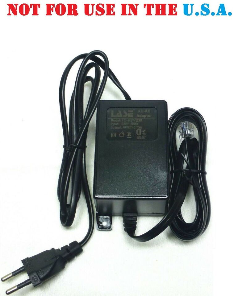 Replacement 220V Power Supply RANE RS-1 for Rane Products AC22B,MP24Z, GE130 etc