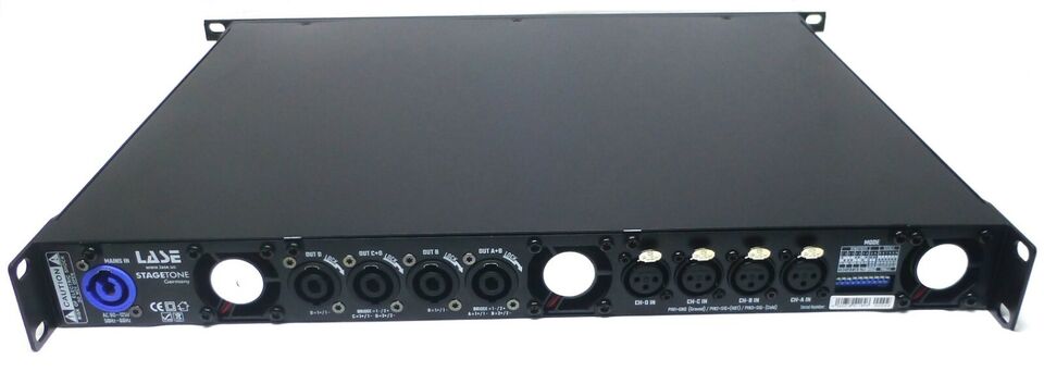 LASE Series Professional Powered 1U Rack Amplifiers