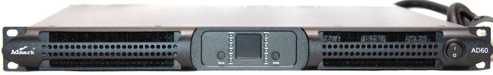 Admark Professional Powered One Space Rack Amplifiers