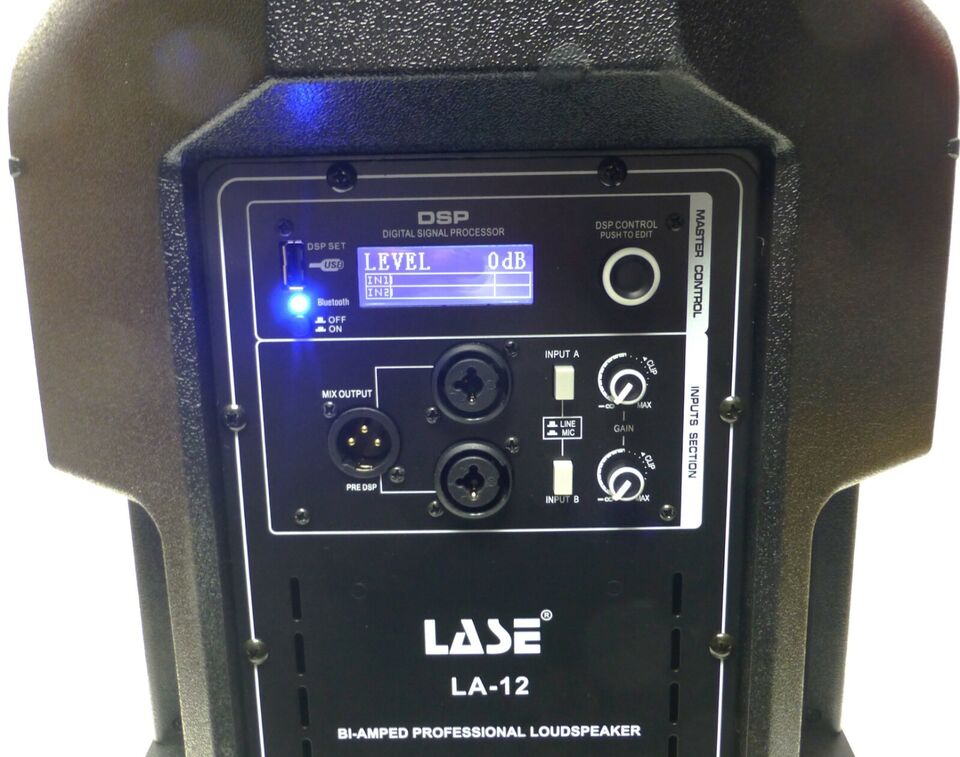 LASE LA-12 Two-Way 12" Powered Speaker 1000W Class D
