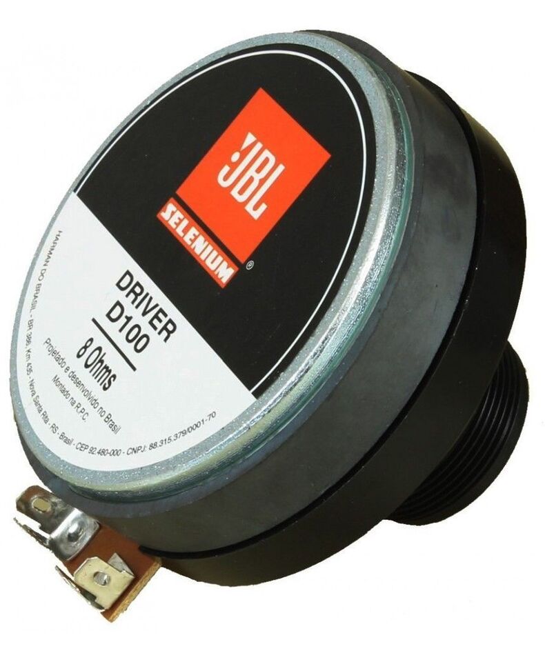 JBL / Selenium D100 Compression Phenolic Screw-On 1 3/8" Driver Tweeter 8 ohms
