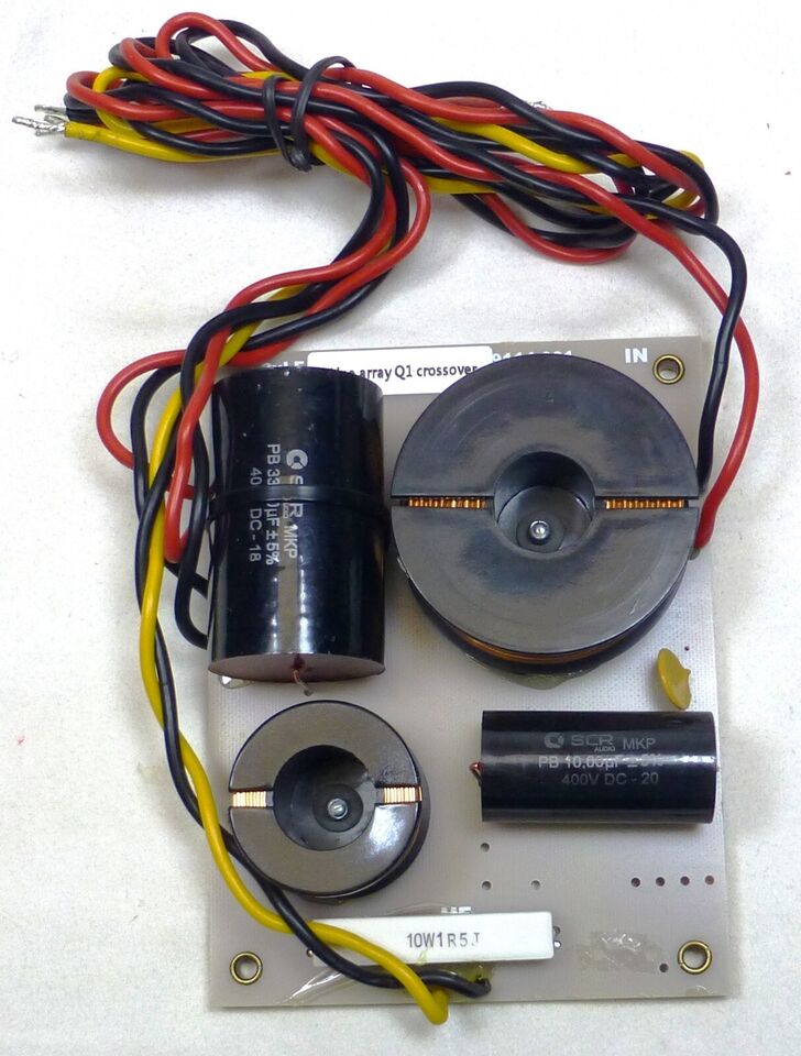 2 Way Passive Crossover Q1 Line Array Boxes 2.1K for Two 10",12", 15" & Horn 8Ω