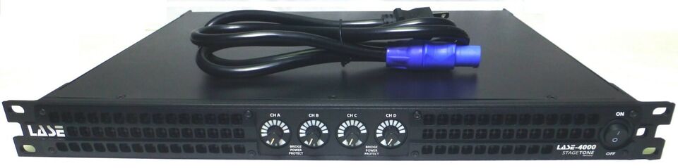 LASE Series Professional Powered 1U Rack Amplifiers