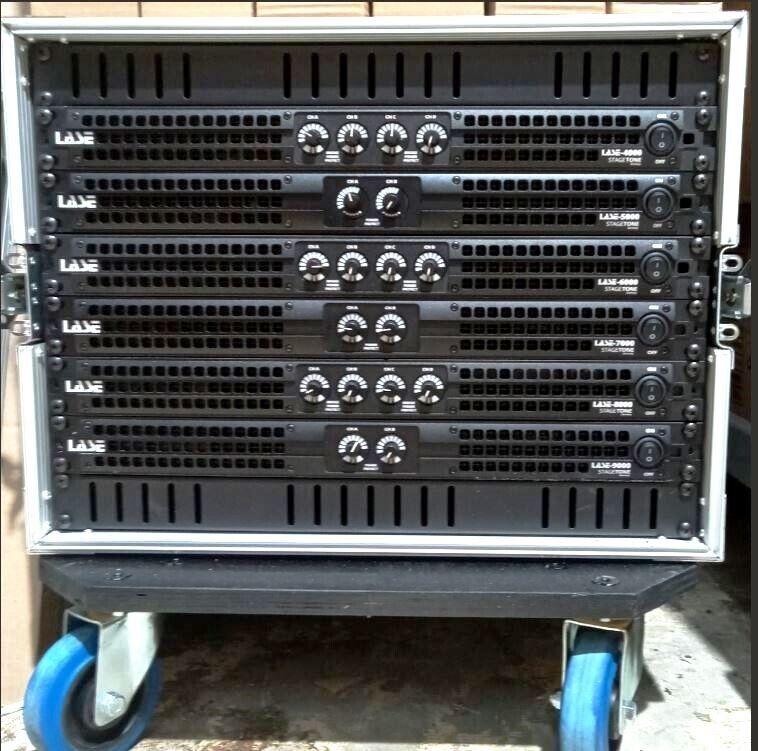 LASE Series Professional Powered 1U Rack Amplifiers