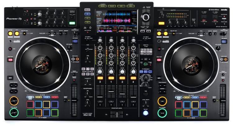 Pioneer DJ XDJ-XZ 4-Channel Standalone Controller for rekordbox dj and Serato DJ Pro