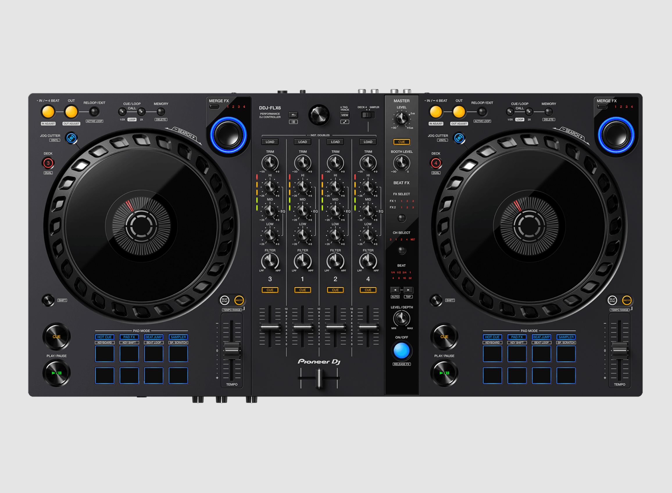 Pioneer DJ DDJ-FLX6 外箱付き Pioneer DJ DDJ-FLX6-GT 4-Deck Rekordbox and Serato DJ Controller