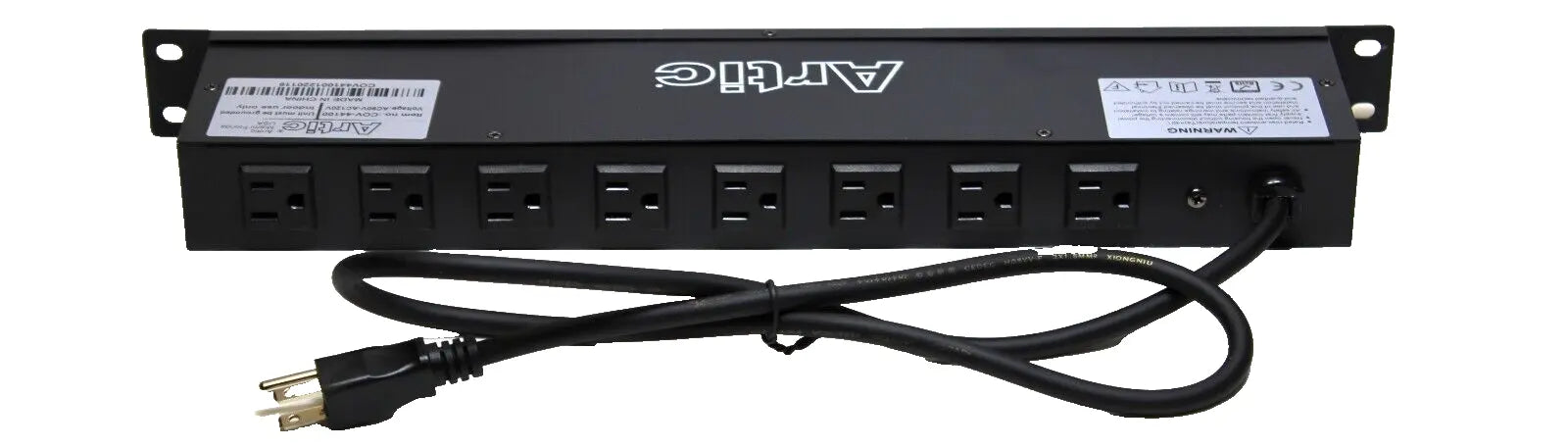 8 Outlet Metal Power Strip with Individual Switches, Heavy Duty