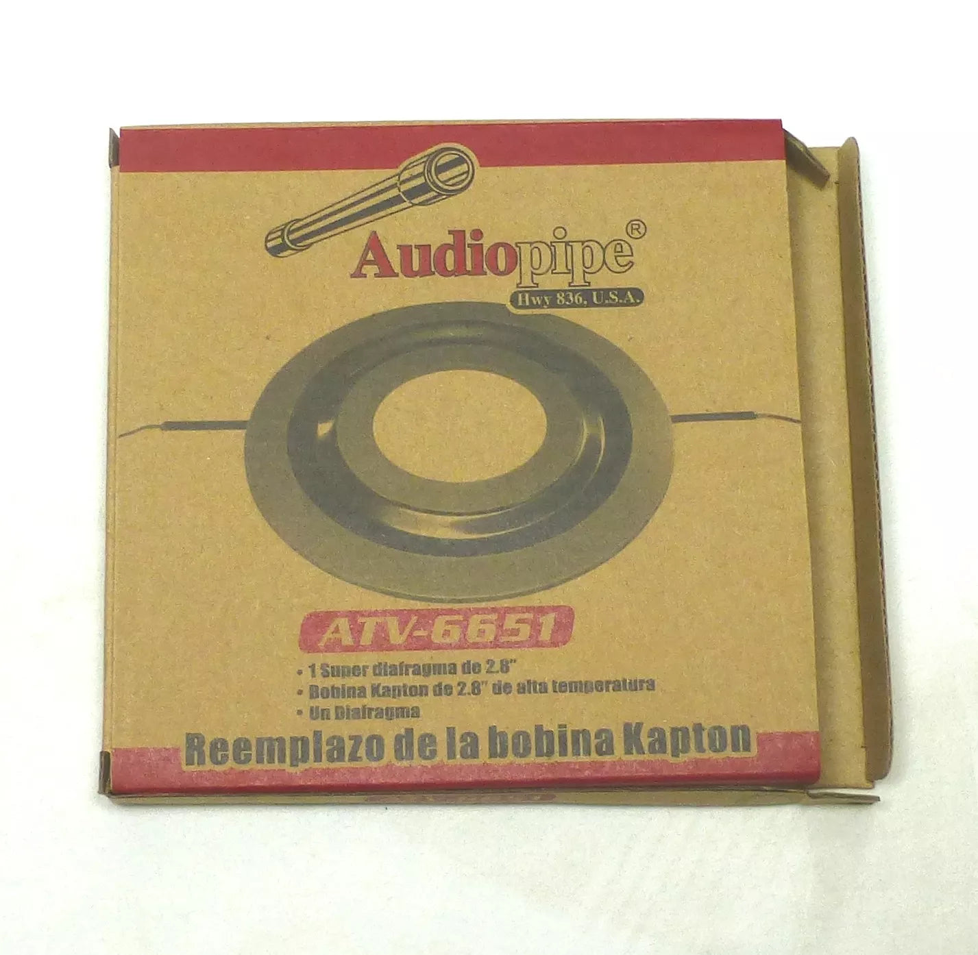 Original Factory Diaphragm AudioPipe ATV-6651 for ATR-6651 Tweeter