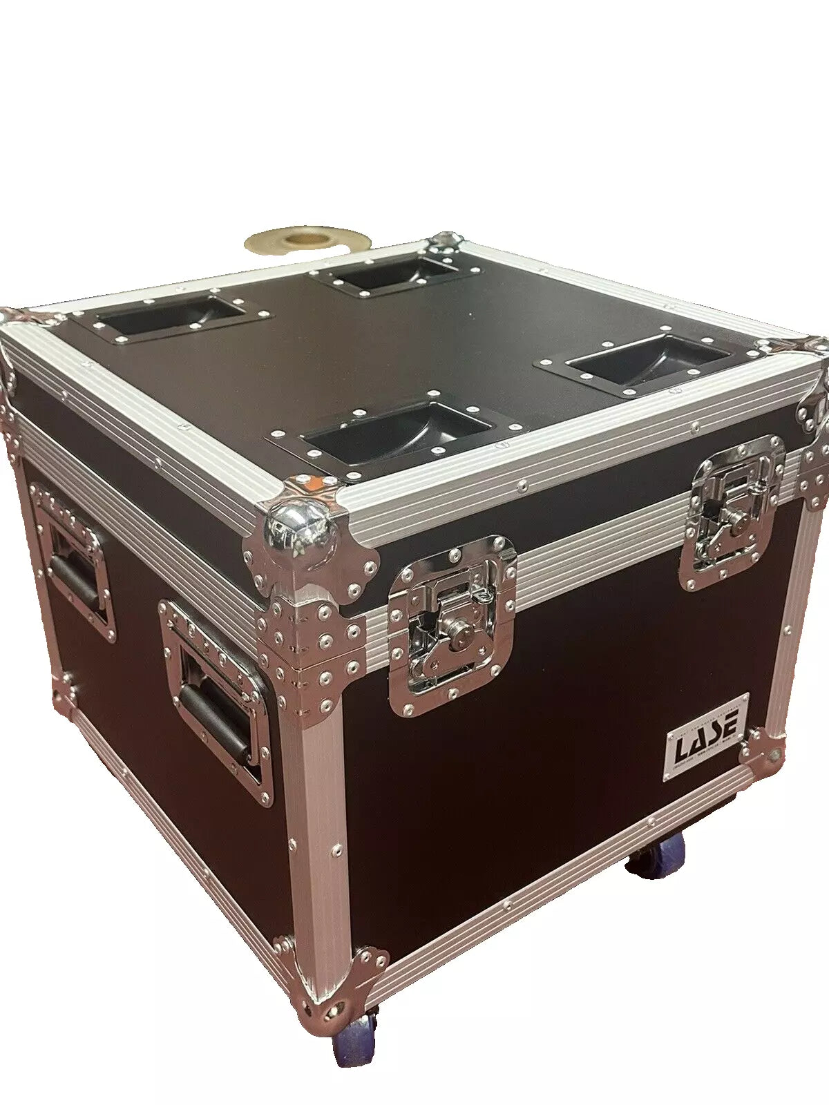 LASE Utility Pro Audio Gear Flight Case w/ Casters 20x20x16"