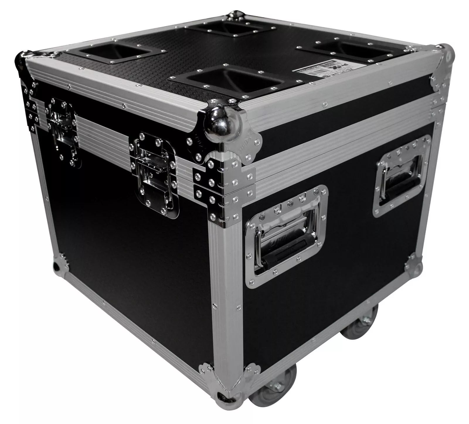 LASE Utility Pro Audio Gear Flight Case w/ Casters 20x20x16"