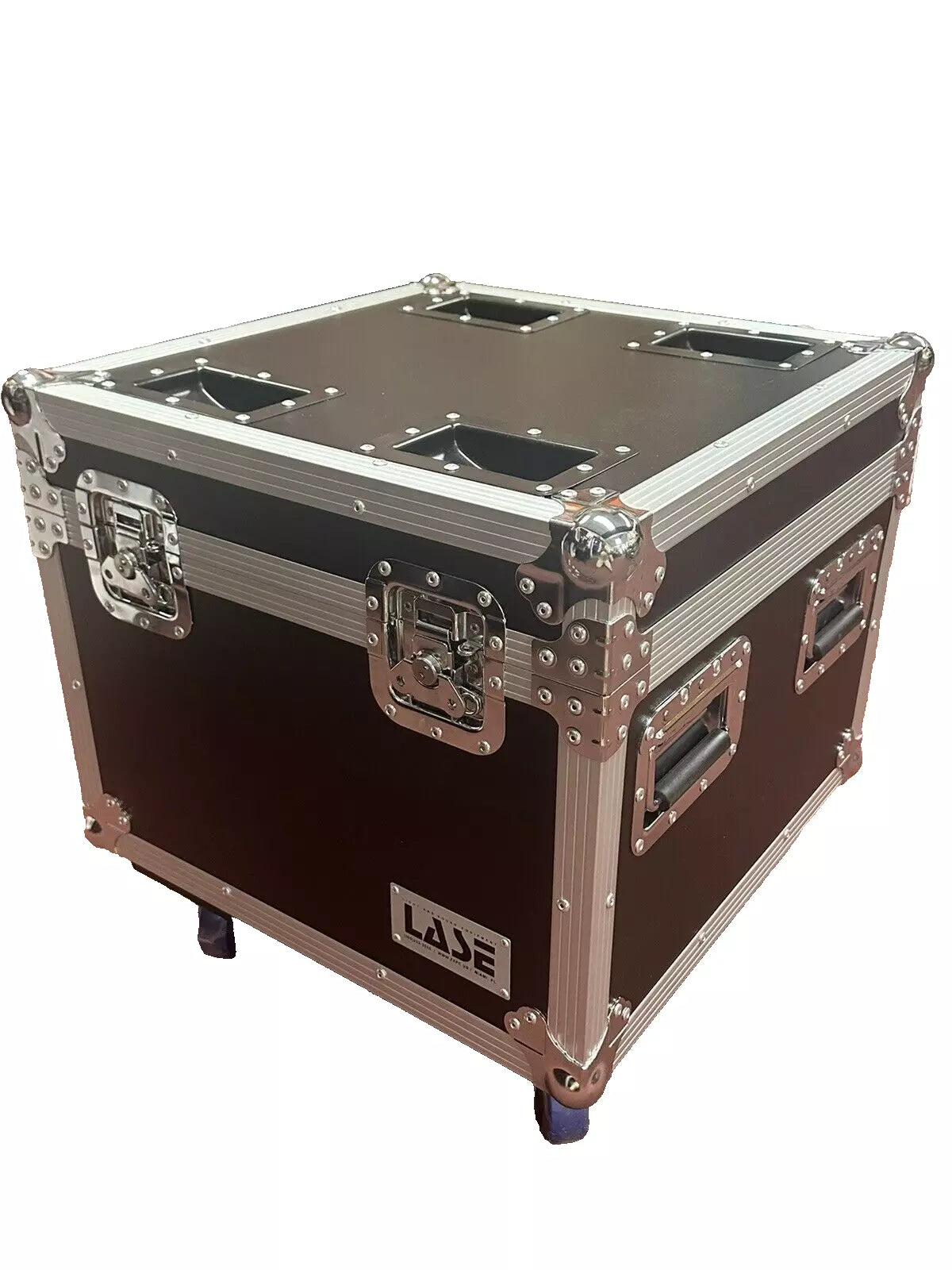 LASE Utility Pro Audio Gear Flight Case w/ Casters 20x20x16"