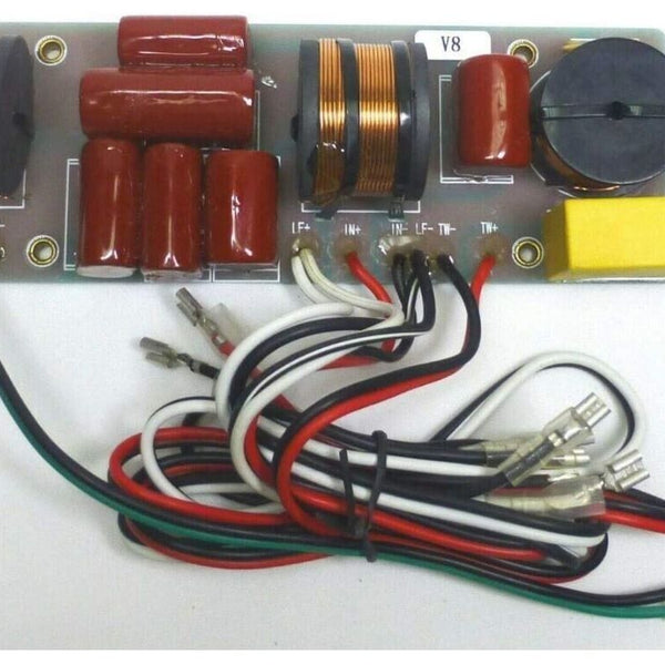3 Way Passive Crossover for Line Array Boxes 450 Hz / 2100 Hz @ 8 ohms
