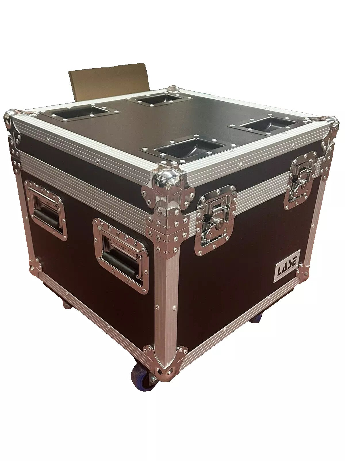 LASE Utility Pro Audio Gear Flight Case w/ Casters 20x20x16"