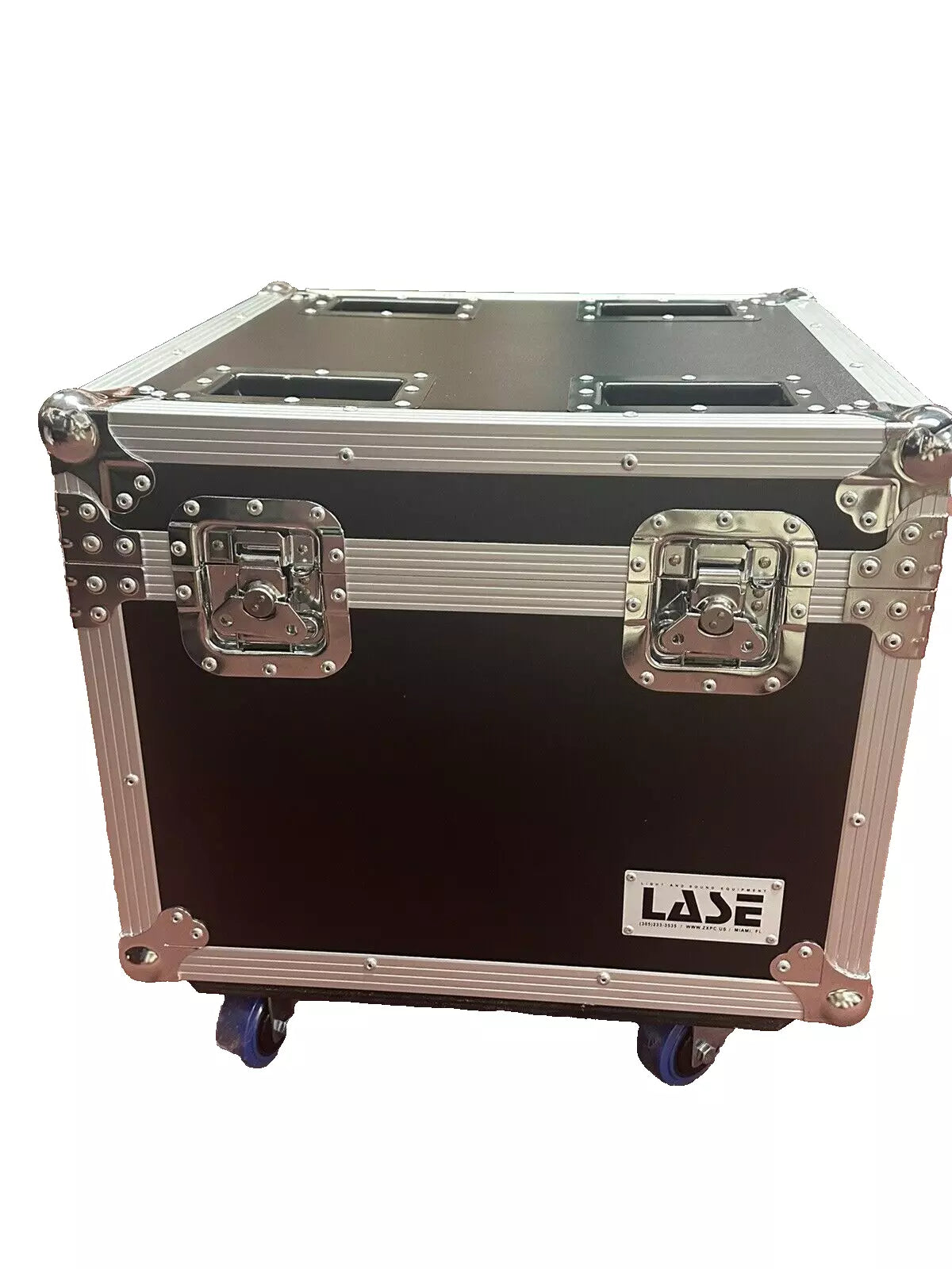 LASE Utility Pro Audio Gear Flight Case w/ Casters 20x20x16"