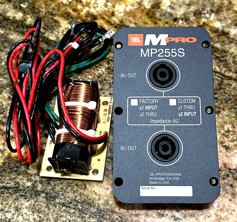 Original Genuine JBL M PRO MP255S Crossover for Dual 15 Original Genuine JBL M PRO MP255S Crossover for Dual 15