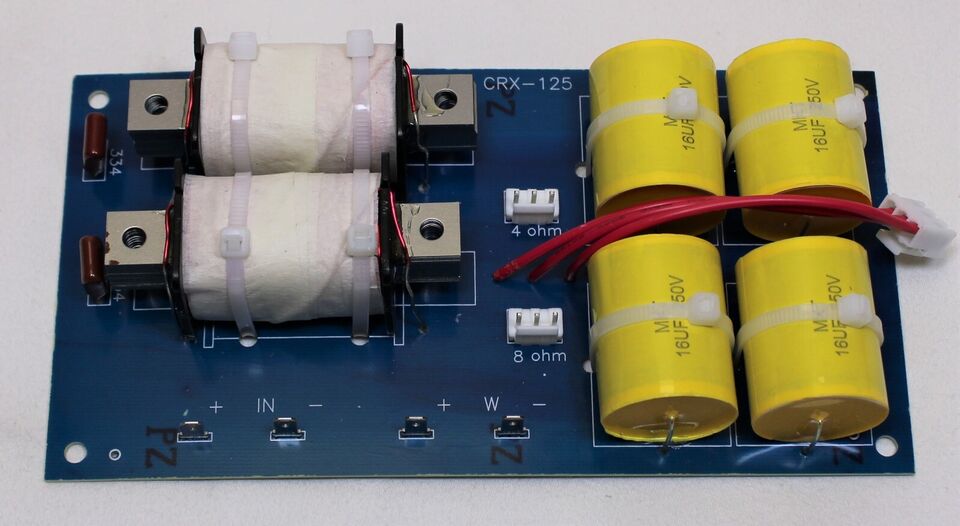 Single Passive - LOW Pass - Crossover - 1000 Watts, 4/8 Ohm, 125Hz