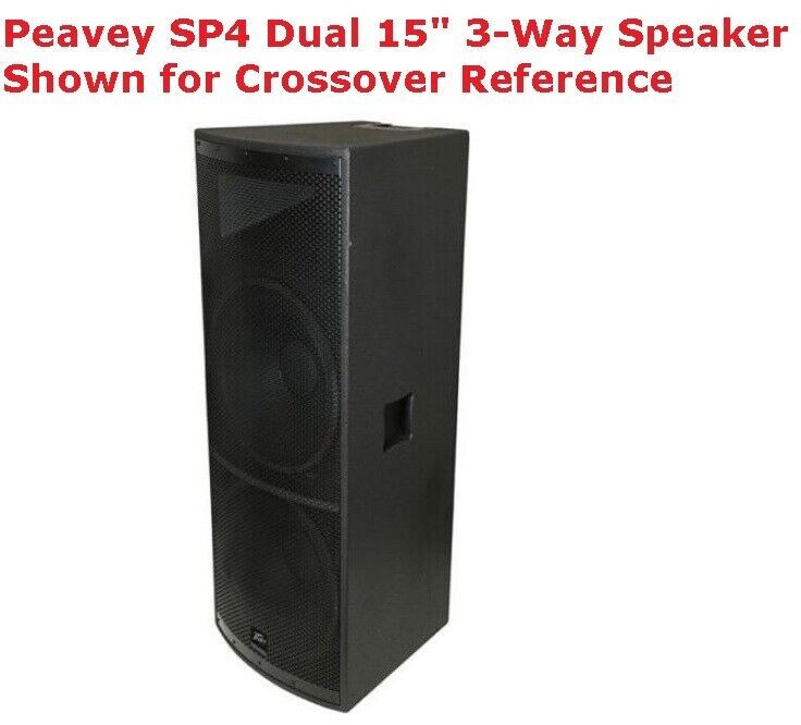 Replacement Crossover for Peavey SP4 Dual 15" 3-Way Speaker w/ SpeakOn 1/4" Jack