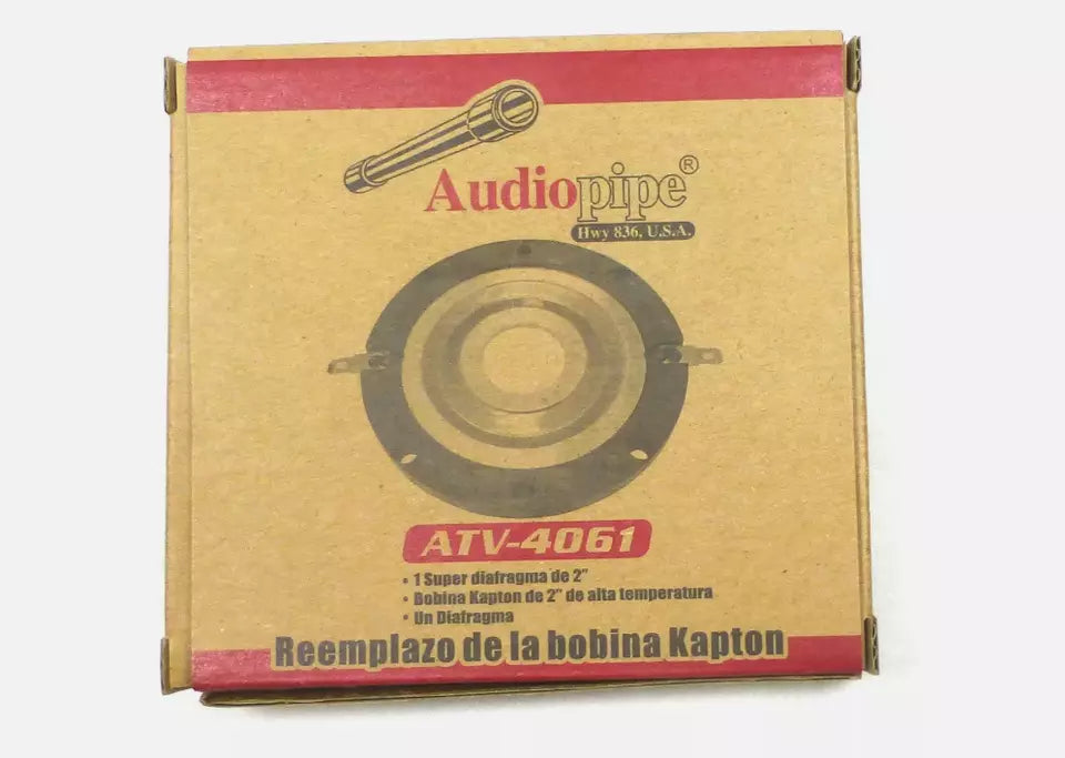 Original Diaphragm AudioPipe ATV-4061 for ATR-4061, 4063B, 4063C Tweeter