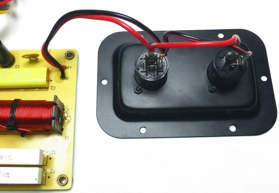 Replacement 2-Way Passive Crossover Yamaha Speaker S115V, S112V w SpeakOn Plate